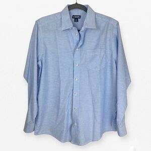 CHAPS Men's Light Blue Button Down Dress Shirt 16
